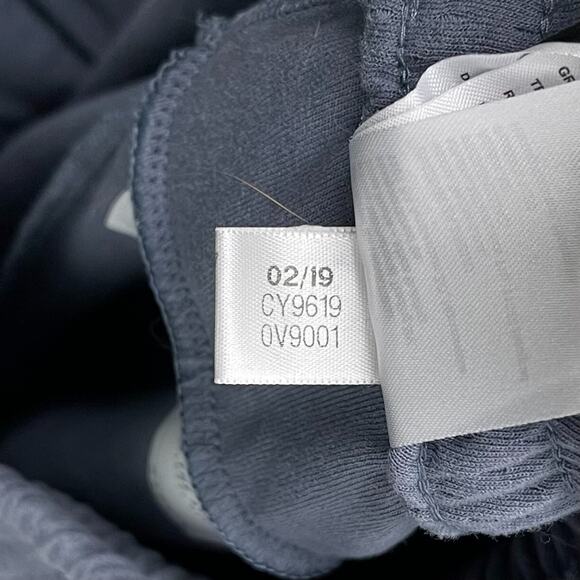 Adidas Pants Mens Medium Gray Team Squad Climalite Gray Sweatpants Zippered - Picture 4 of 16